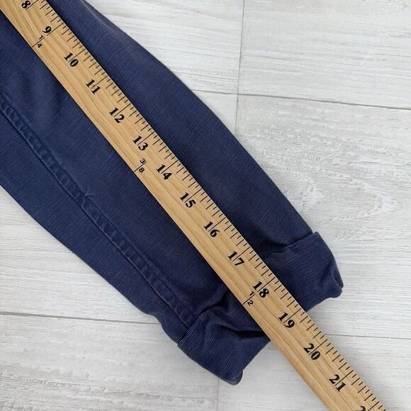 Aritzia Wilfred Chevalier Jacket Women M Linen Blend Open Front Dusty Denim Blue - Picture 10 of 16